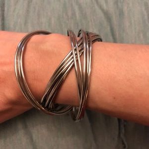 Sterling silver bangles